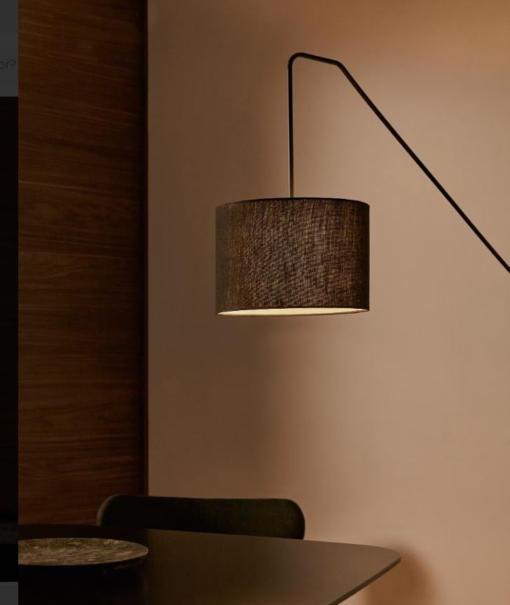 Aplica neagra din metal Jex Kave Home