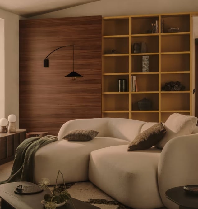 Aplica neagra din metal Kally Kave Home