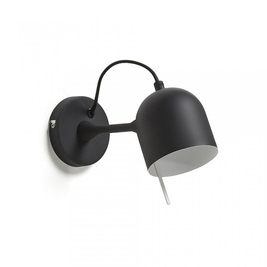 Aplica neagra din metal Lucilla Kave Home