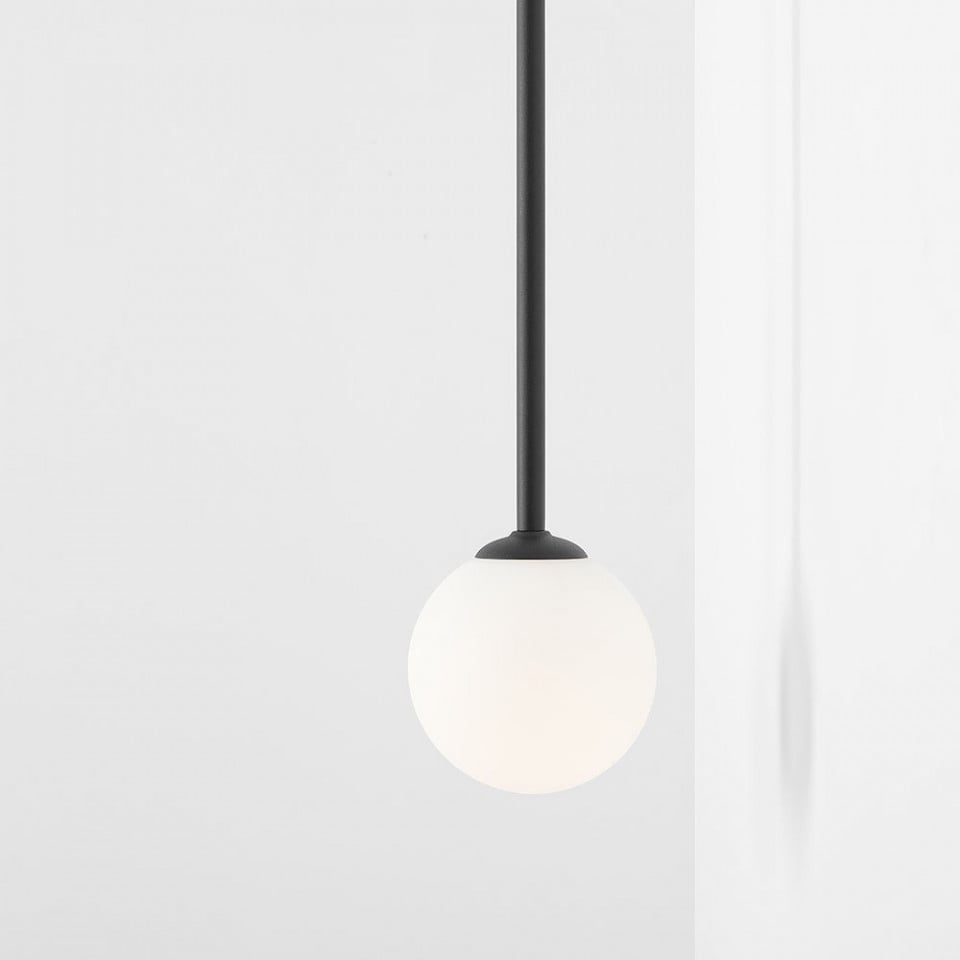 Aplica neagra din metal Pinne Aldex