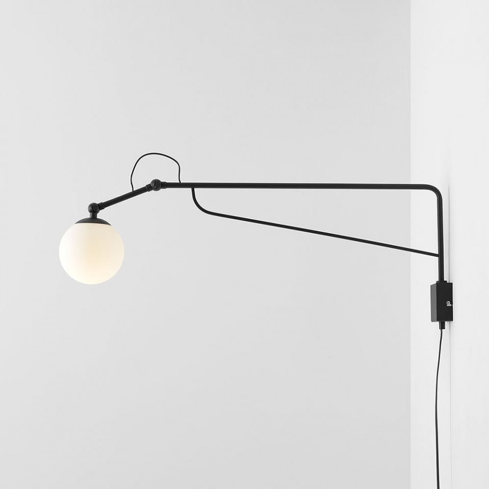 Aplica neagra din metal Soho Style Aldex