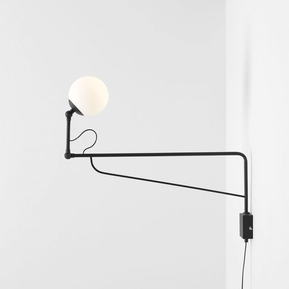 Aplica neagra din metal Soho Style Aldex