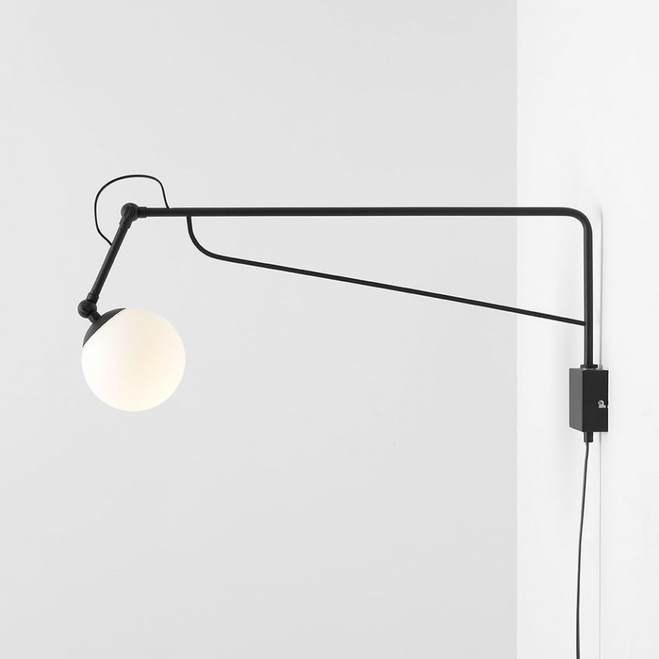 Aplica neagra din metal Soho Style Aldex