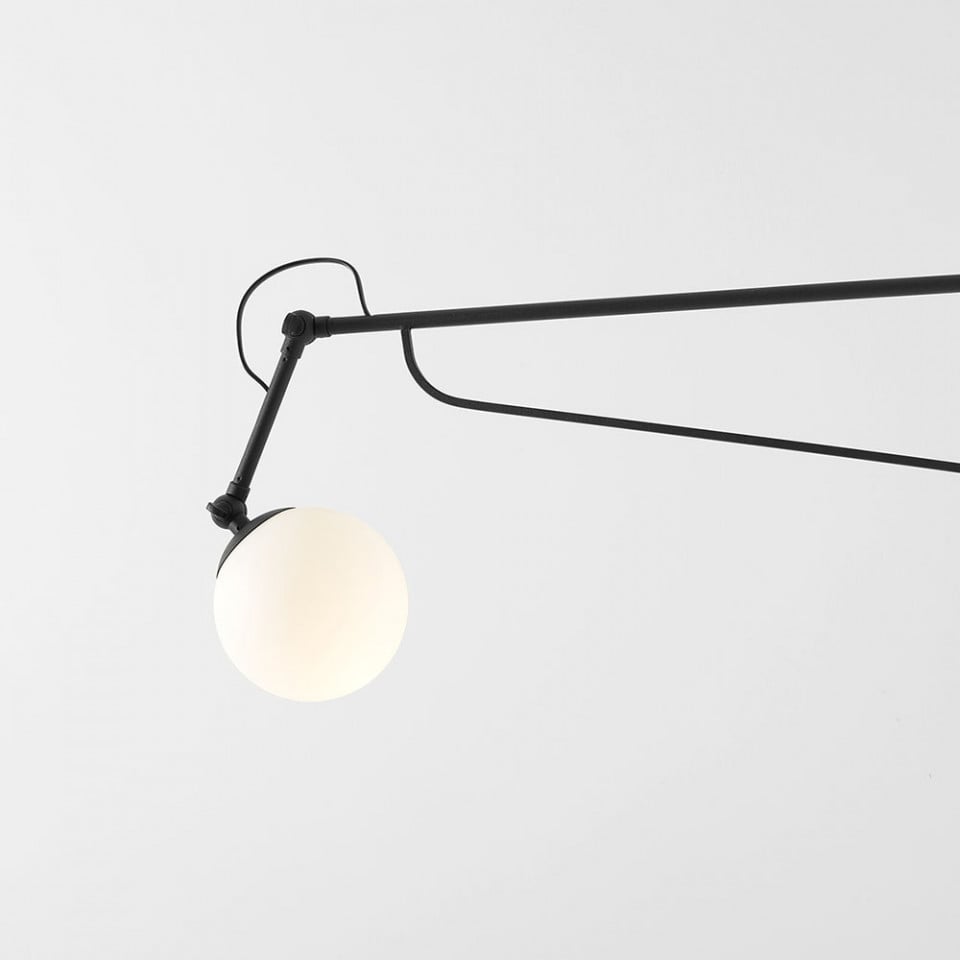 Aplica neagra din metal Soho Style Aldex