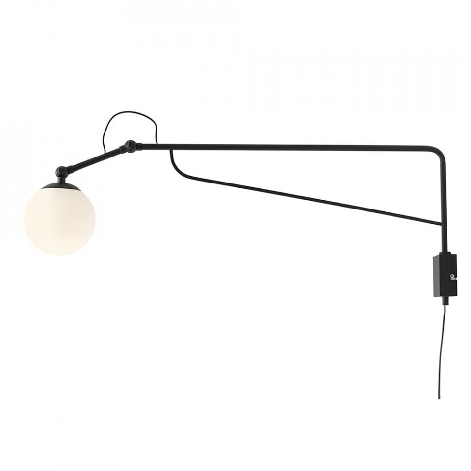 Aplica neagra din metal Soho Style Aldex