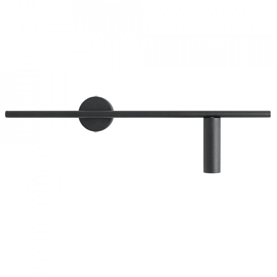 Aplica neagra din metal Trevo Right Aldex