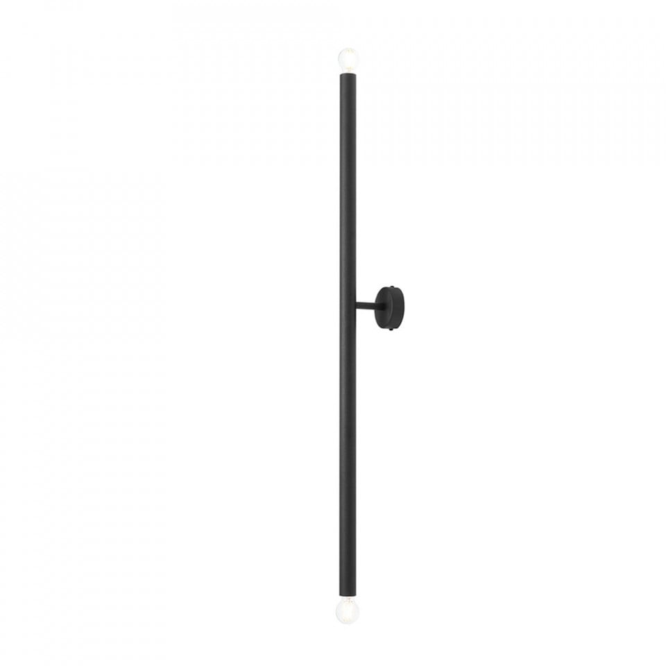 Aplica neagra din metal Tubo L Aldex