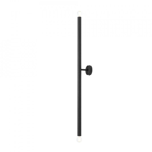 Aplica neagra din metal Tubo L Aldex
