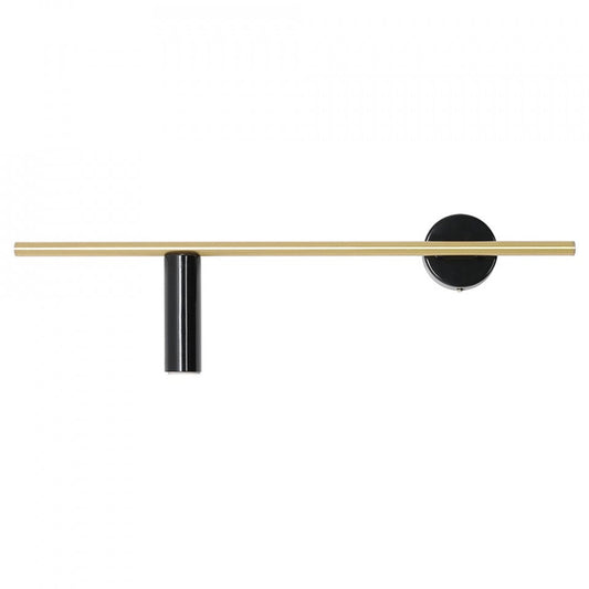 Aplica neagra/maro alama din metal Trevo Left Aldex