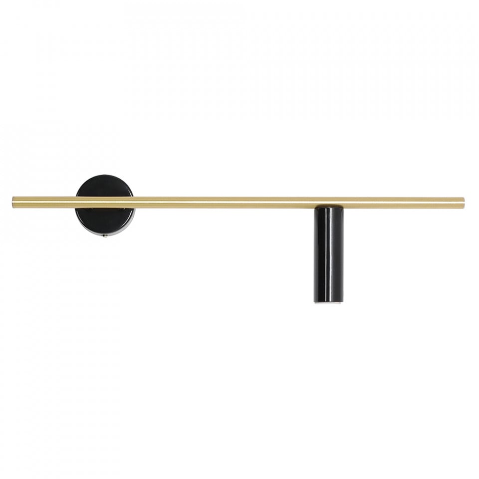 Aplica neagra/maro alama din metal Trevo Right Aldex