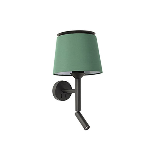 Aplica perete cu reader LED moderna design elegant SAVOY negru/verde