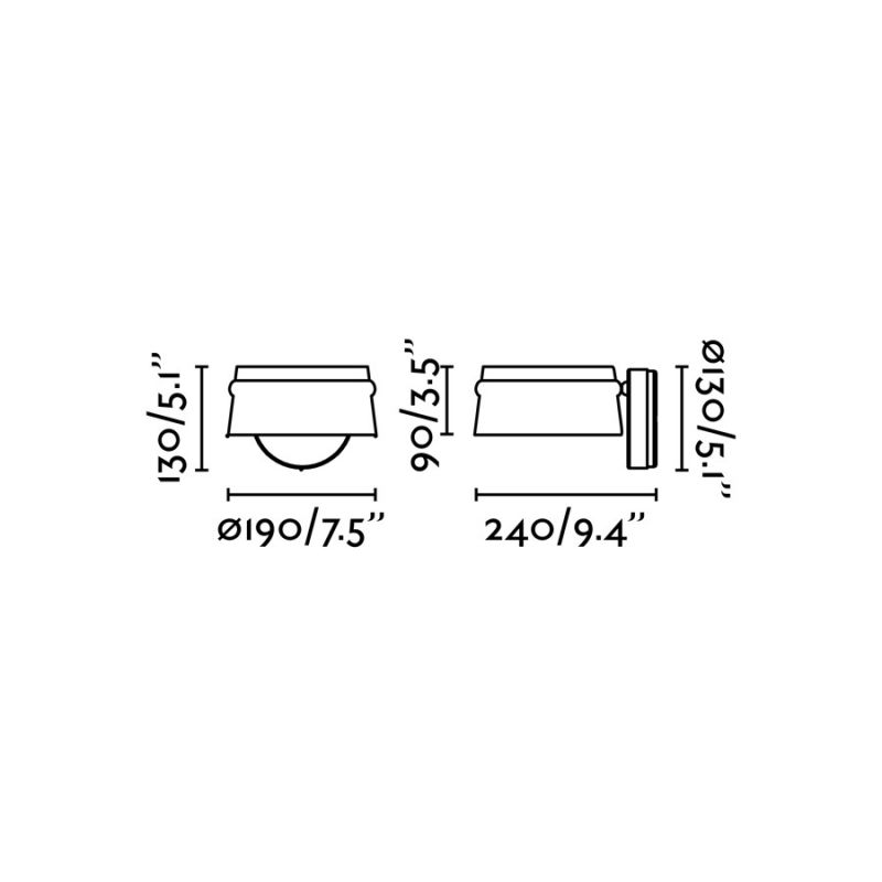 Aplica perete LED dimabila design deosebit LOOP II