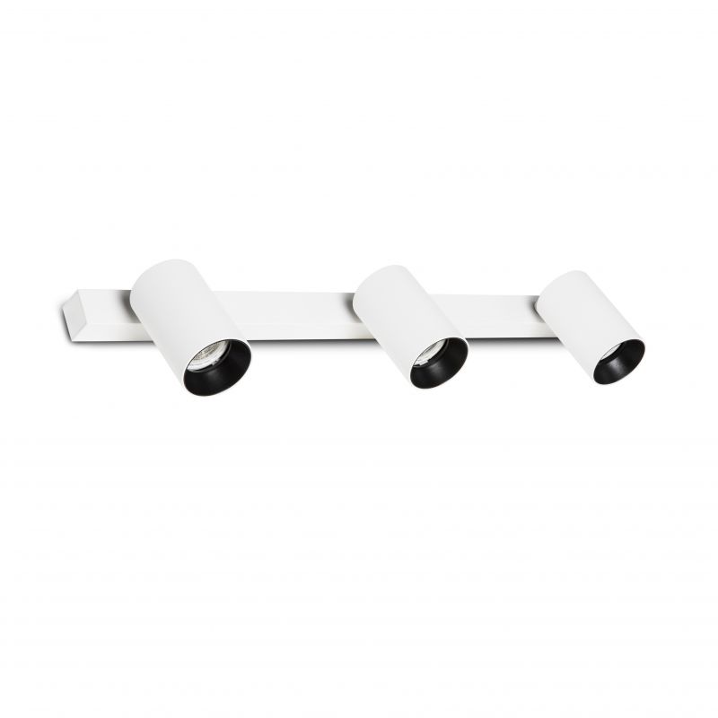 Aplica perete / tavan cu 3 spoturi directionabile design modern STAN 3L alba