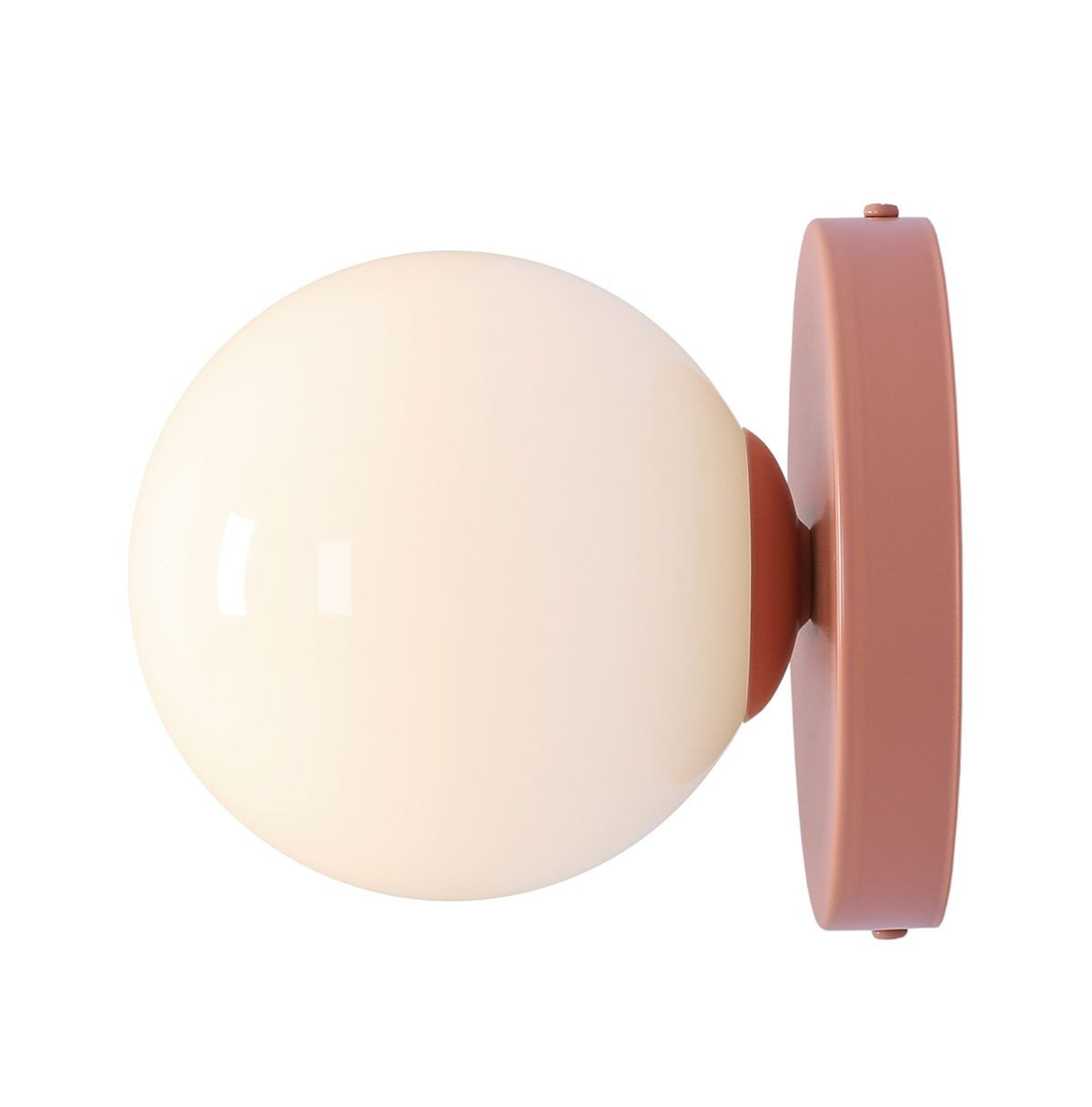 Aplica rosu corai/alba din metal Ball Aldex