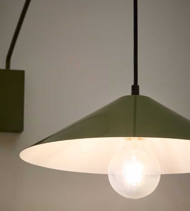 Aplica verde din metal Kally Kave Home