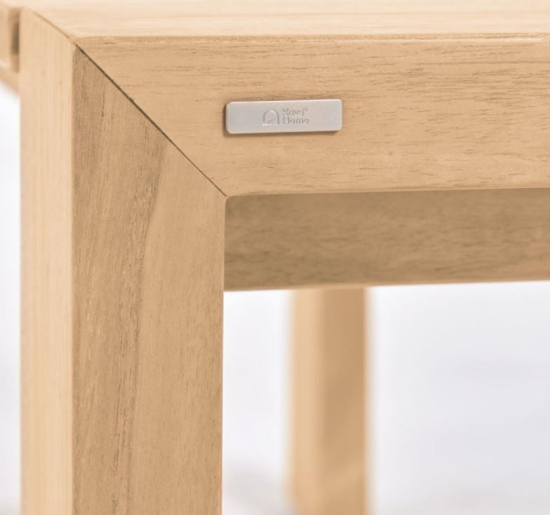 Bancheta exterior maro din lemn 175 cm Victoire Kave Home