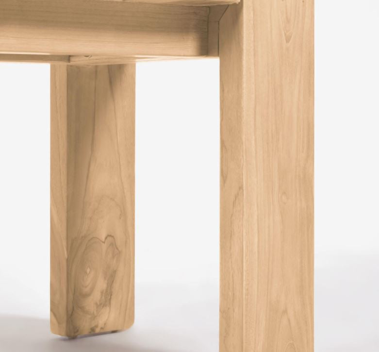 Bancheta exterior maro din lemn 175 cm Victoire Kave Home