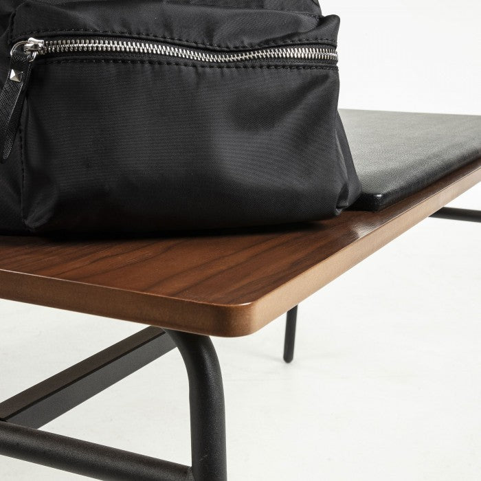 Bancheta maro din lemn 100 cm Carabel Kave Home