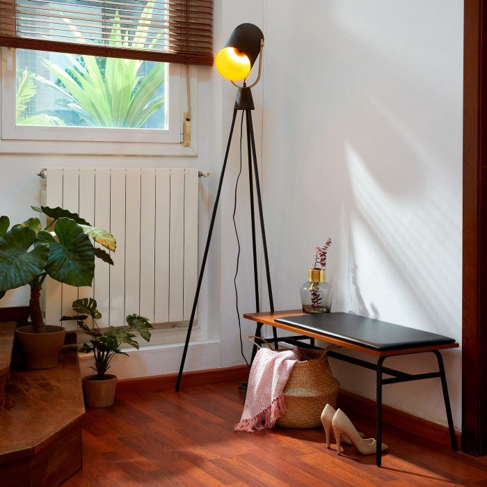 Bancheta maro din lemn 100 cm Carabel Kave Home