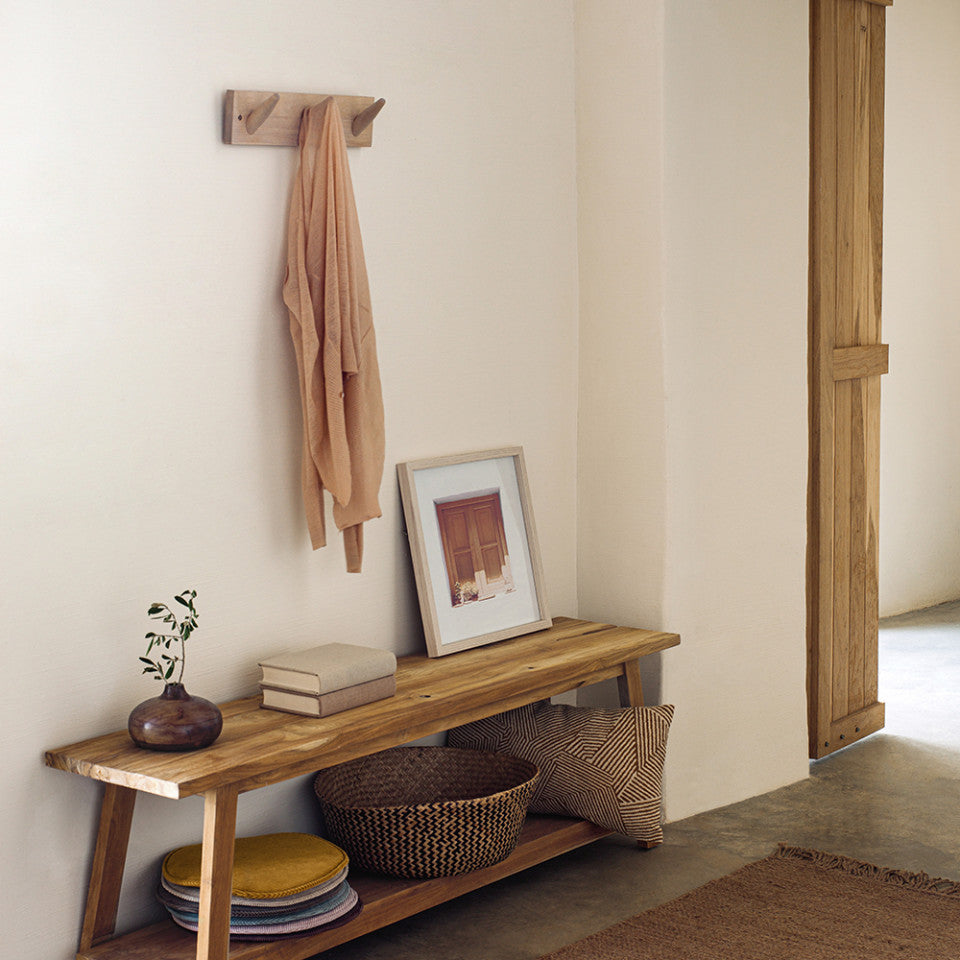 Bancheta maro din lemn 150 cm Safara Kave Home