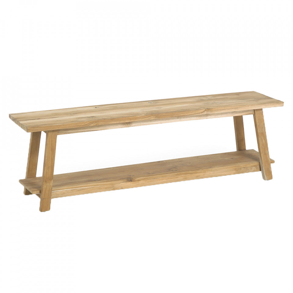 Bancheta maro din lemn 150 cm Safara Kave Home