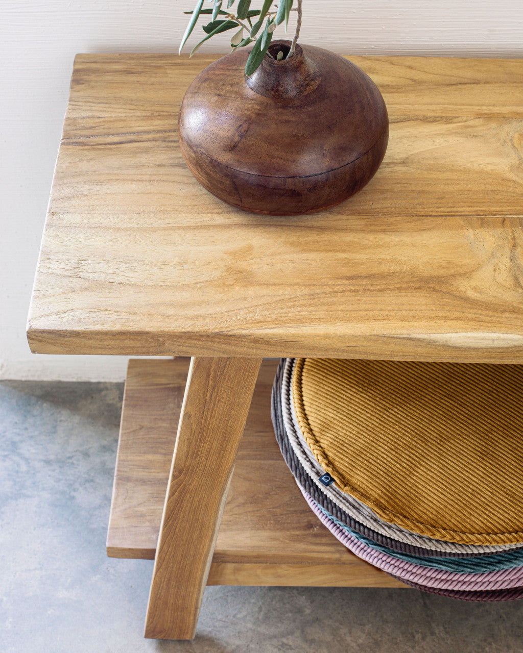 Bancheta maro din lemn 150 cm Safara Kave Home