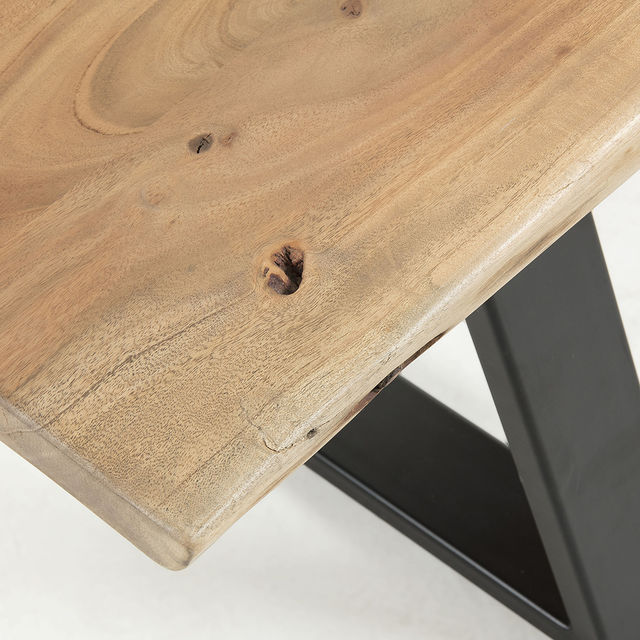 Bancheta maro din lemn 180 cm Alaia Kave Home