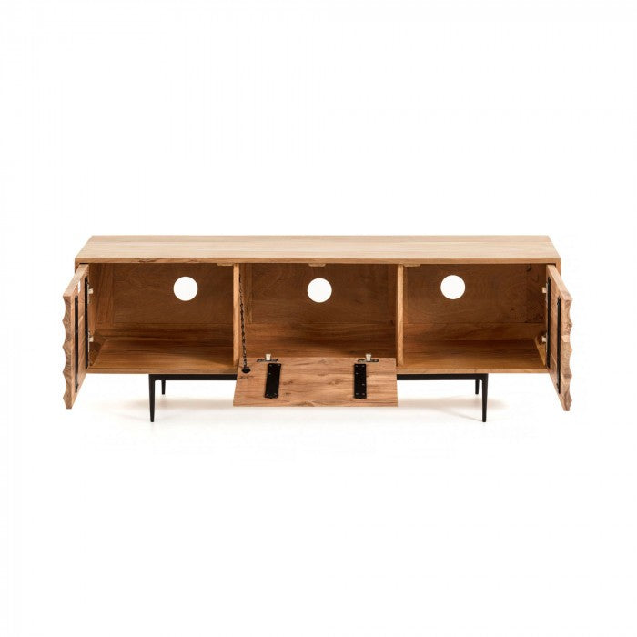 Comoda TV din lemn 147 cm Delsie Kave Home