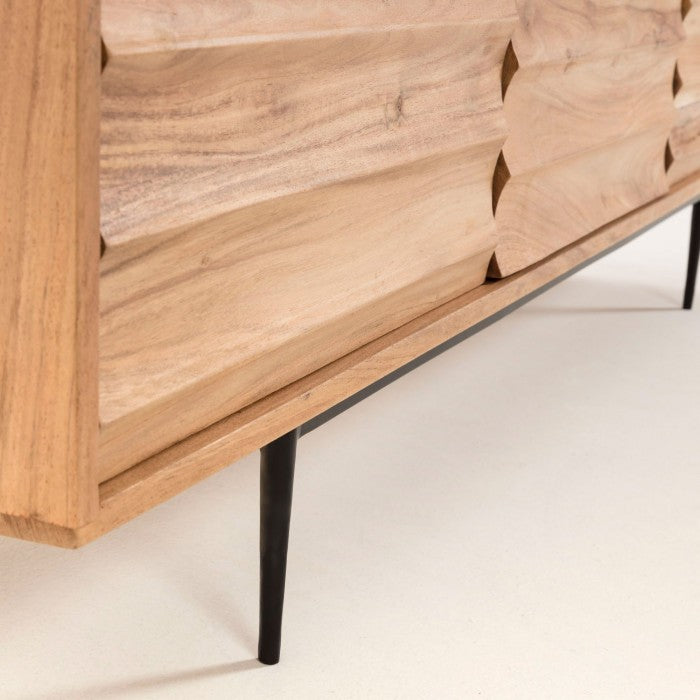 Comoda TV din lemn 147 cm Delsie Kave Home