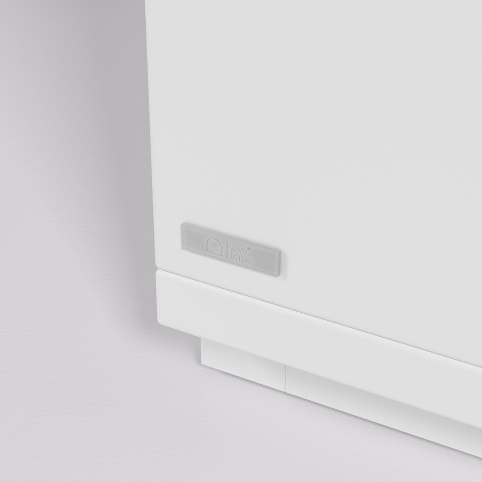 Comoda TV maro/alba din lemn 150 cm Abilen Kave Home