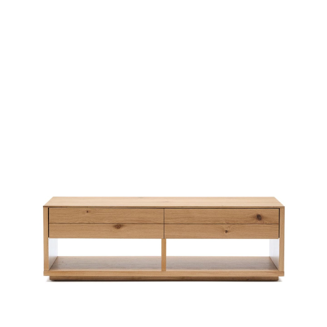 Comoda TV maro din lemn 140 cm Alguema Kave Home