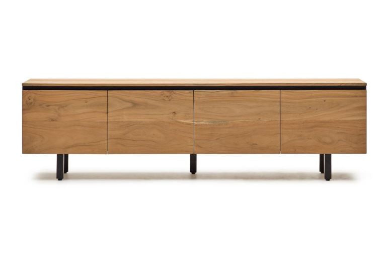 Comoda TV maro din lemn 200 cm Uxue Kave Home