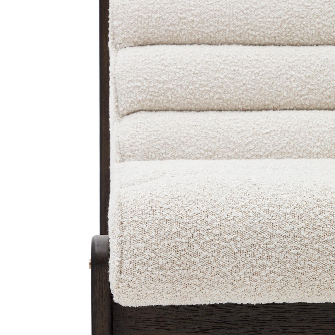 Fotoliu alb din textil Magira Shearling Kave Home