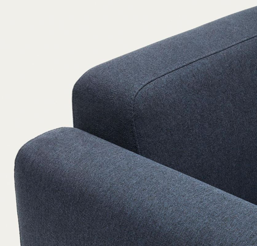 Fotoliu albastru din textil Neom Kave Home