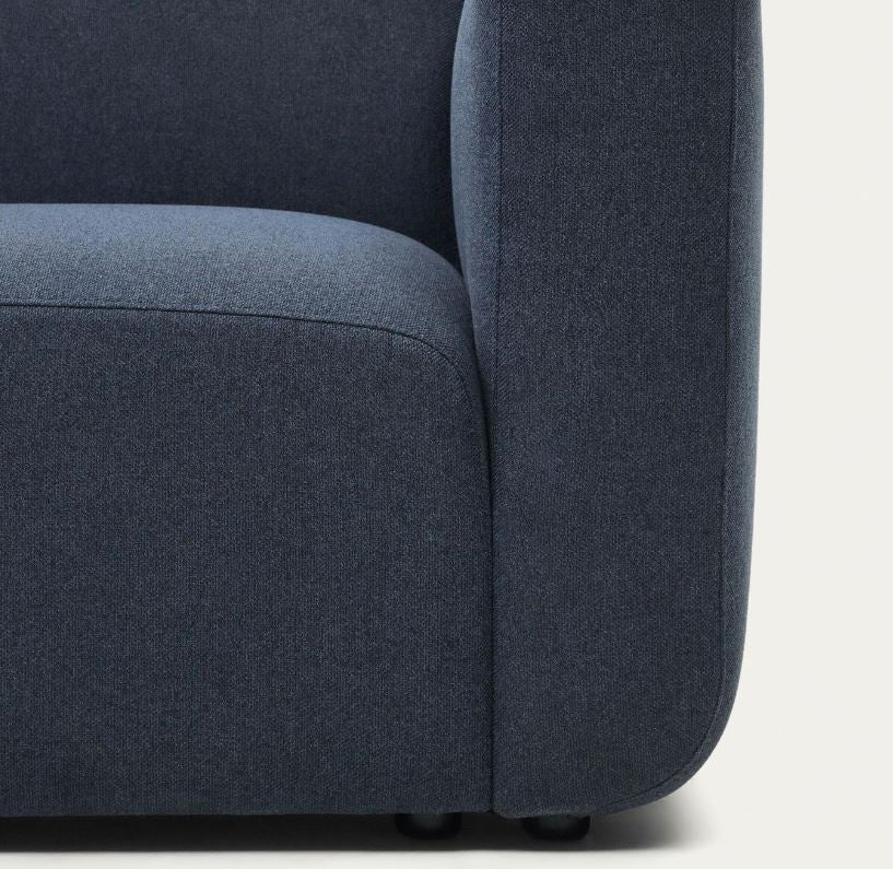 Fotoliu albastru din textil Neom Kave Home