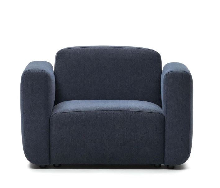 Fotoliu albastru din textil Neom Kave Home