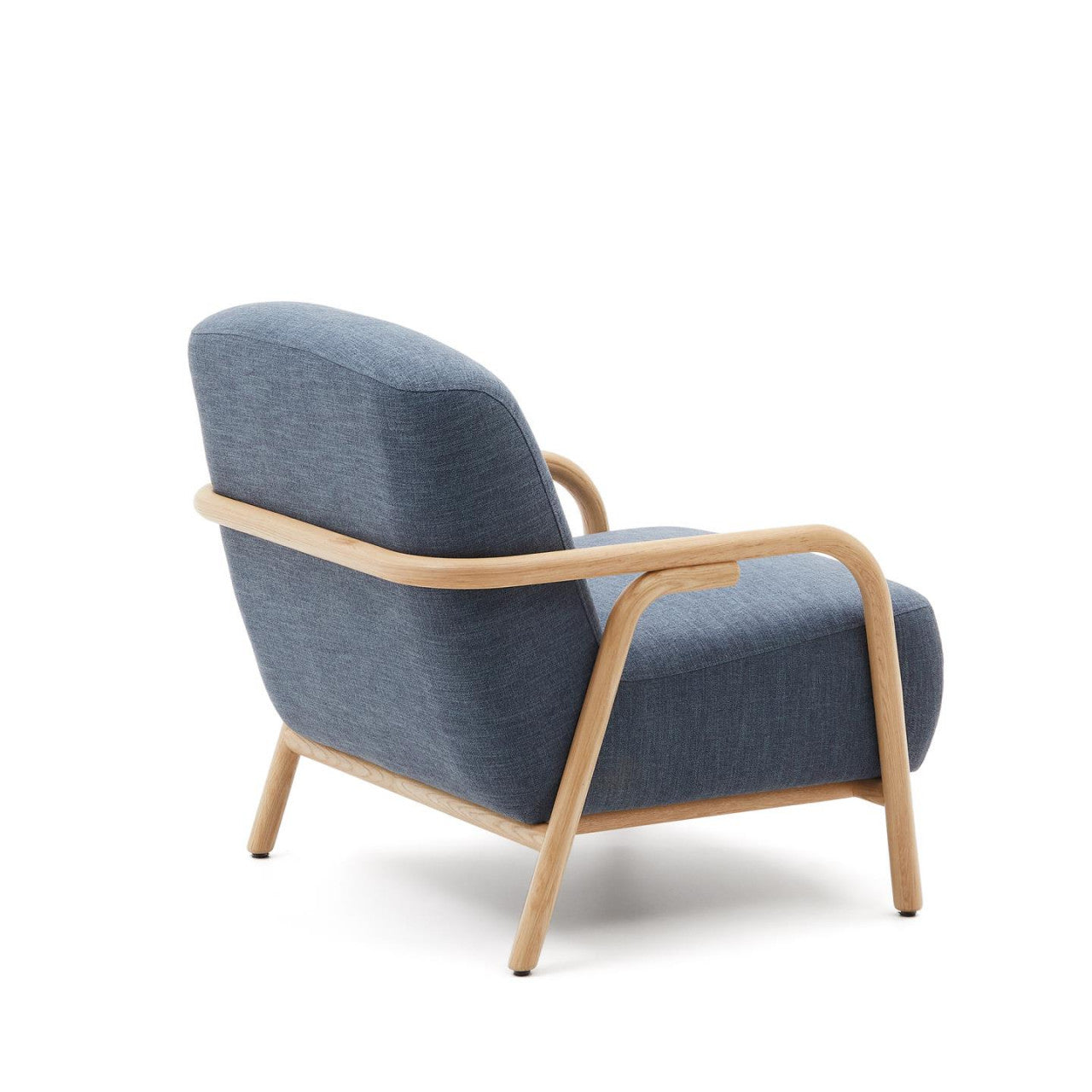 Fotoliu albastru din textil Sylo Kave Home