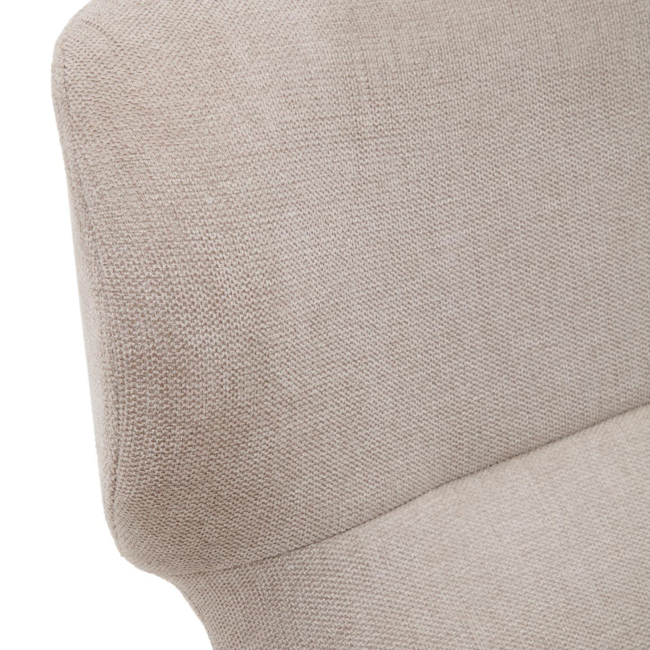 Fotoliu bej din textil Belina Kave Home