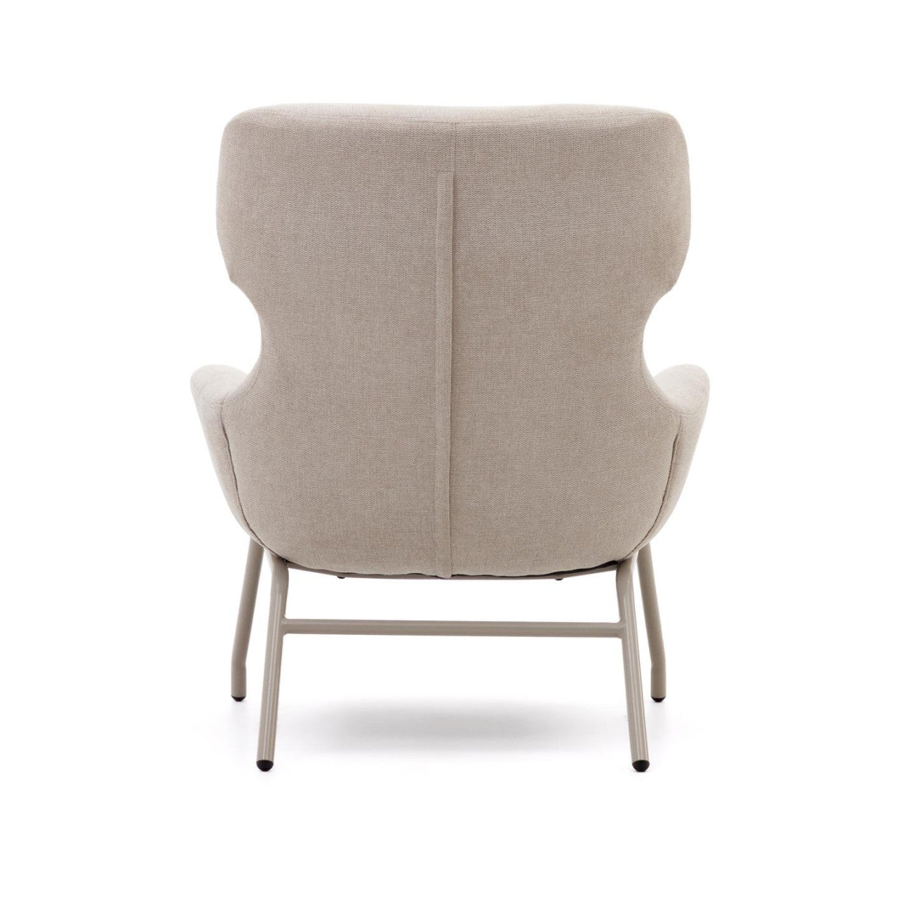 Fotoliu bej din textil Belina Kave Home