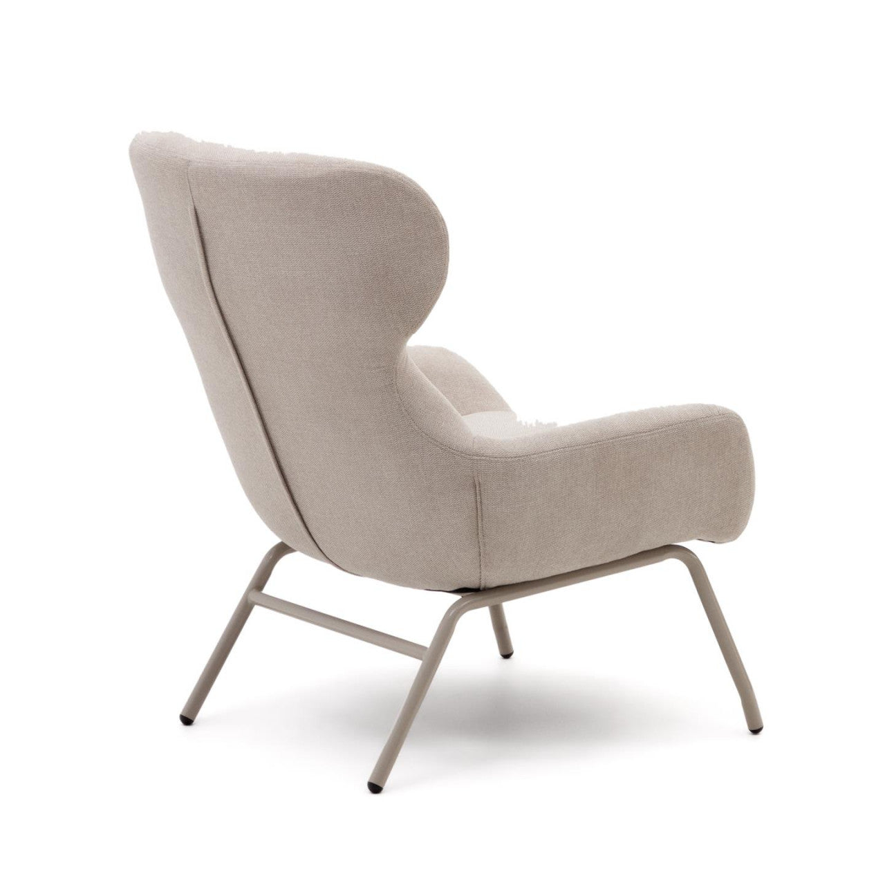 Fotoliu bej din textil Belina Kave Home