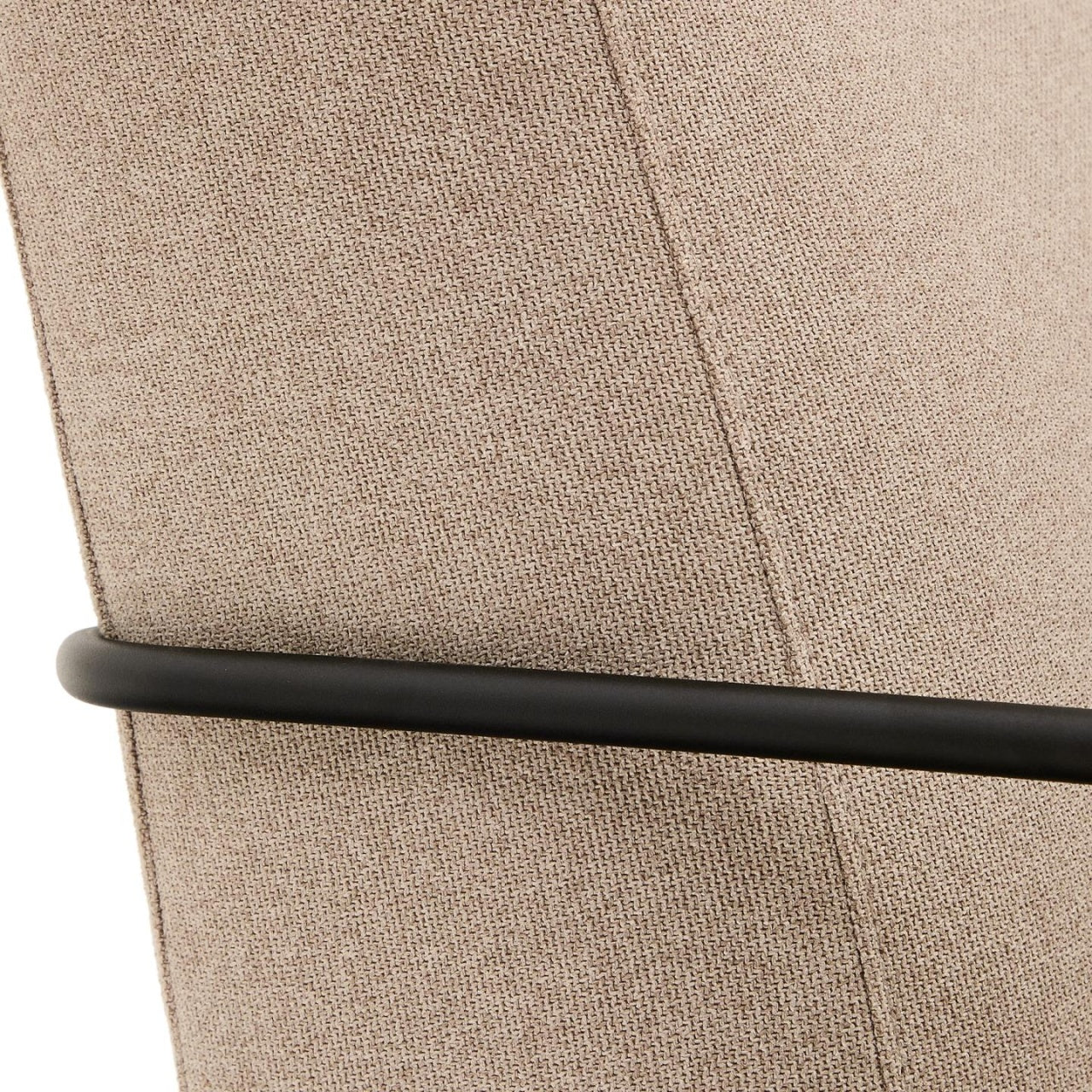 Fotoliu bej din textil Gamer Kave Home
