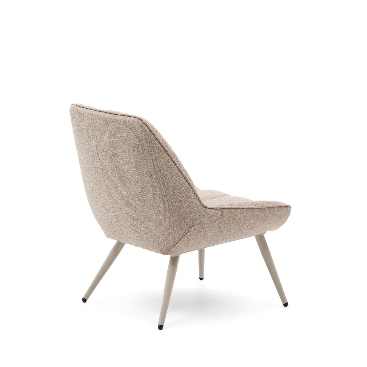 Fotoliu bej din textil Marlina Kave Home