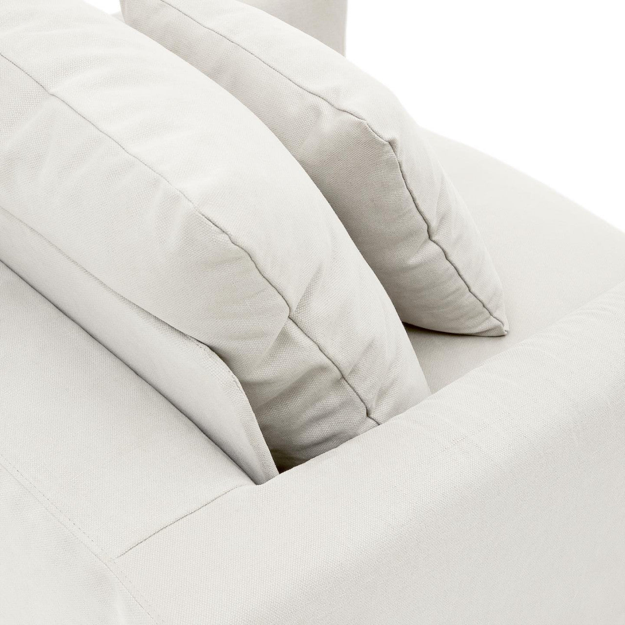 Fotoliu ecru din textil Nora Kave Home