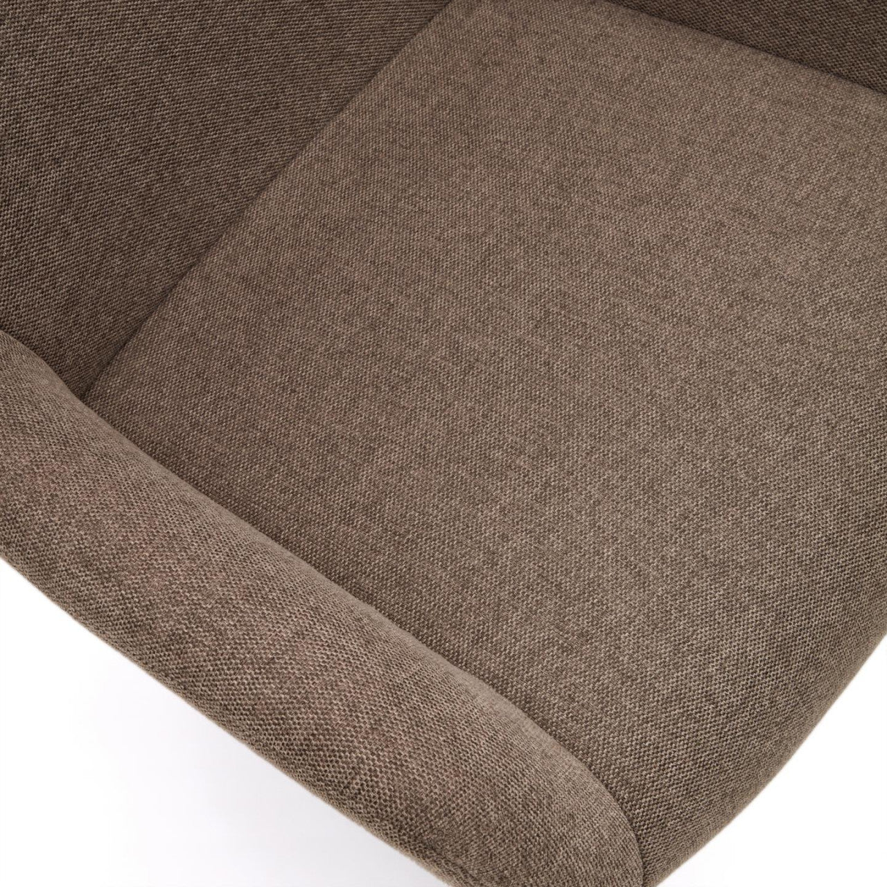 Fotoliu maro din textil Belina Kave Home