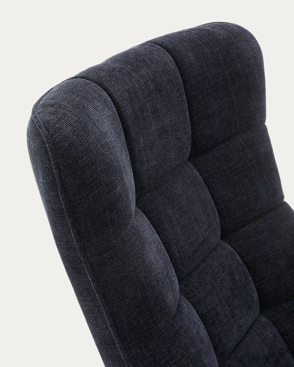 Fotoliu rotativ albastru/gri din textil Teryl Kave Home