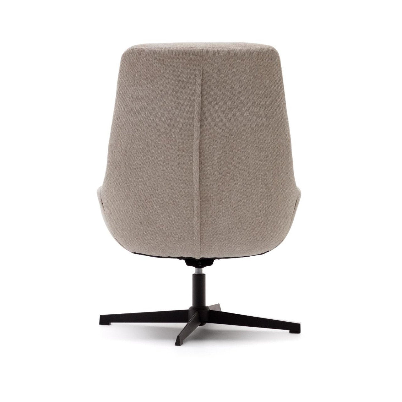 Fotoliu rotativ bej din textil Celida Kave Home