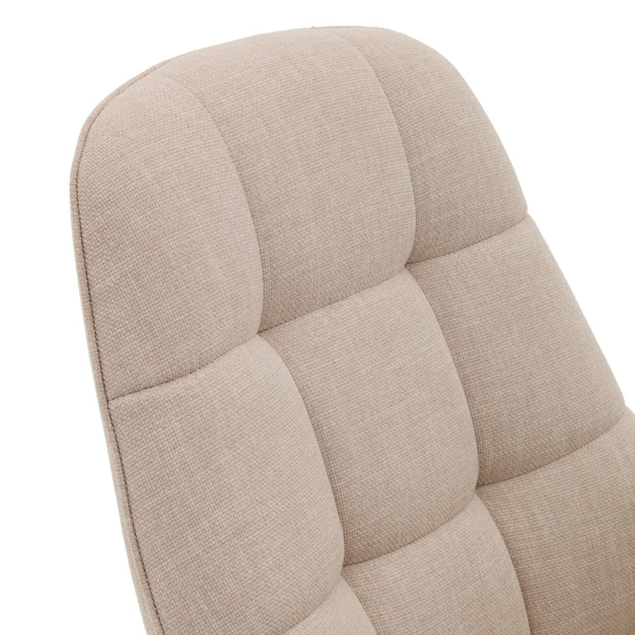 Fotoliu rotativ bej/gri din textil Teryl Kave Home