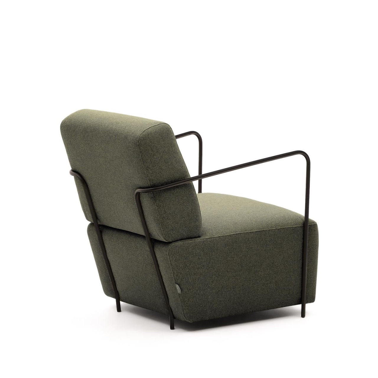 Fotoliu verde din textil Gamer Kave Home