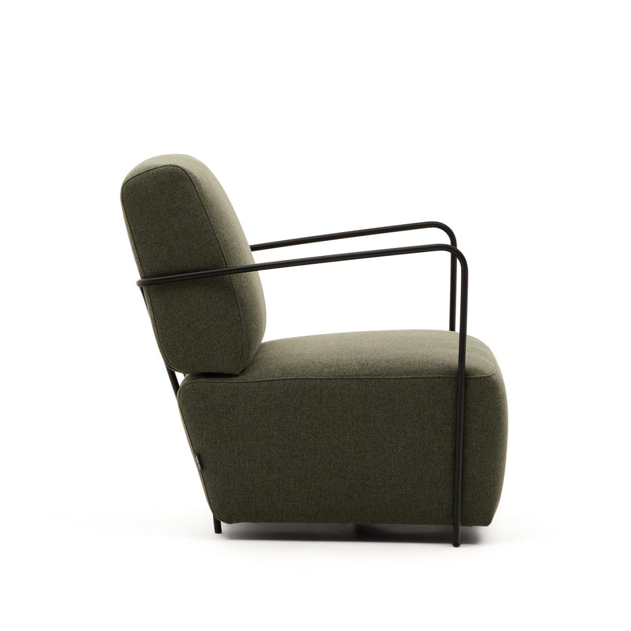 Fotoliu verde din textil Gamer Kave Home