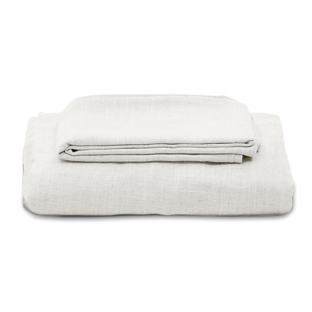 Husa pentru fotoliu ecru din textil 140 cm Nora Kave Home
